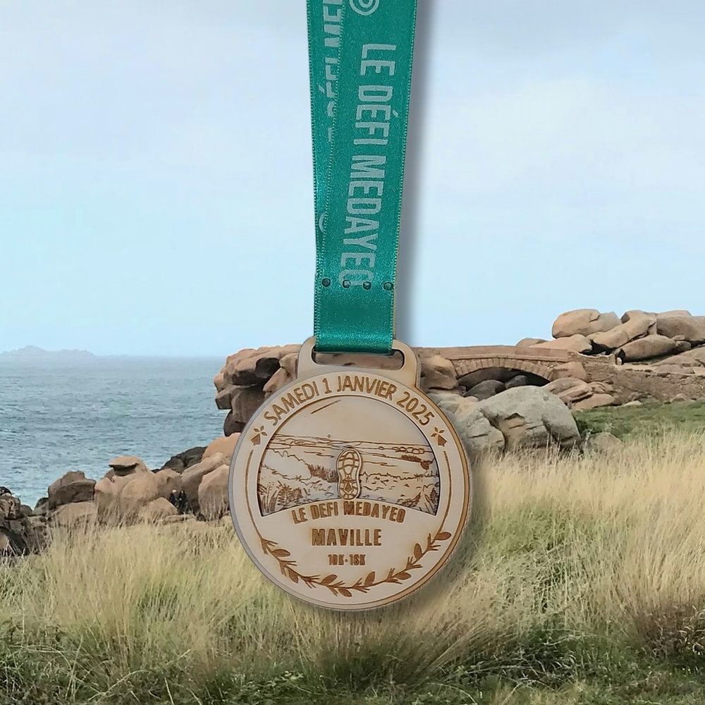 Médaille Trail nature bretagne