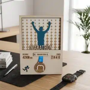 Support médaille marathon