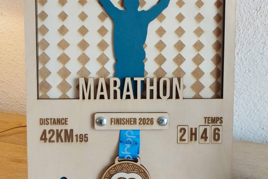 Support médaille - Idée cadeau course à pied