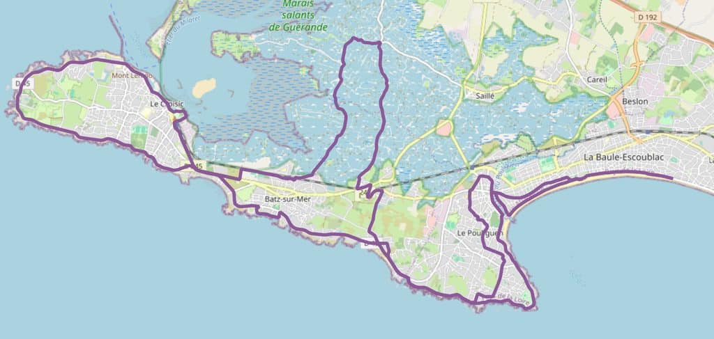 parcours marathon la baule 2026